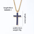 European And American Cross Necklace For Men Hip Hop Necklace