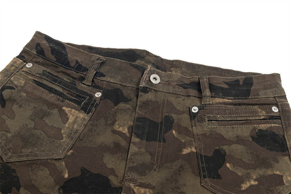 Fashion Work Clothes Camouflage Trousers For Men